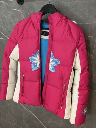Bogner Kinder-Skijacke Pink/Weiss – Gr. 152-158 / EU XL