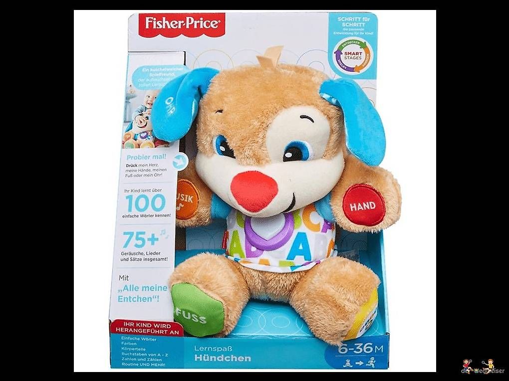 Fisher-Price Giocattoli: Fisher-Price Lernspass Hündchen – Nuovo e nell'imballaggio originale da Birsfelden venduto da der-Wegweiser