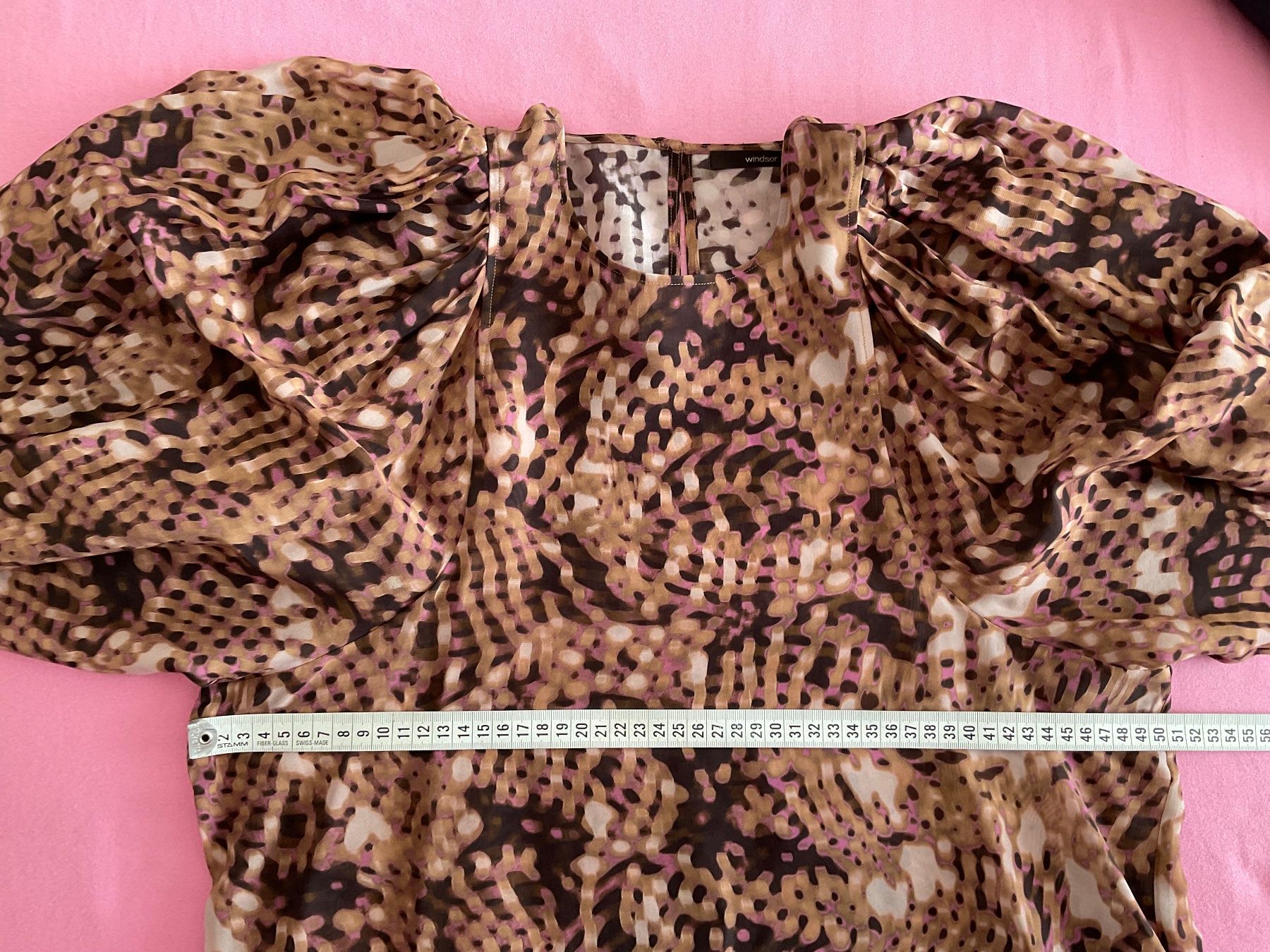 Windsor Camicette: WINDSOR 24% Seiden Bluse Gr 36 Camel NEU NP 400 – Nuovo e nell'imballaggio originale da Urdorf venduto da alda02 4