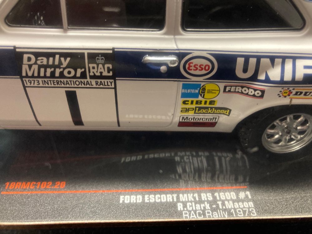 RARER FORD ESCORT RS MK1 1600 TROFEU 1:43 (Neu (gemäss Beschreibung