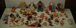 Sammlung von alten Puppen 50 Stück
