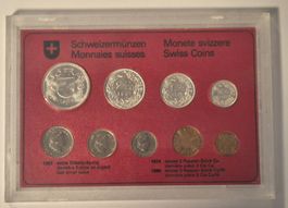 Schweizer Münzsatz 1967  Silber   ab 1 Fr. !!
