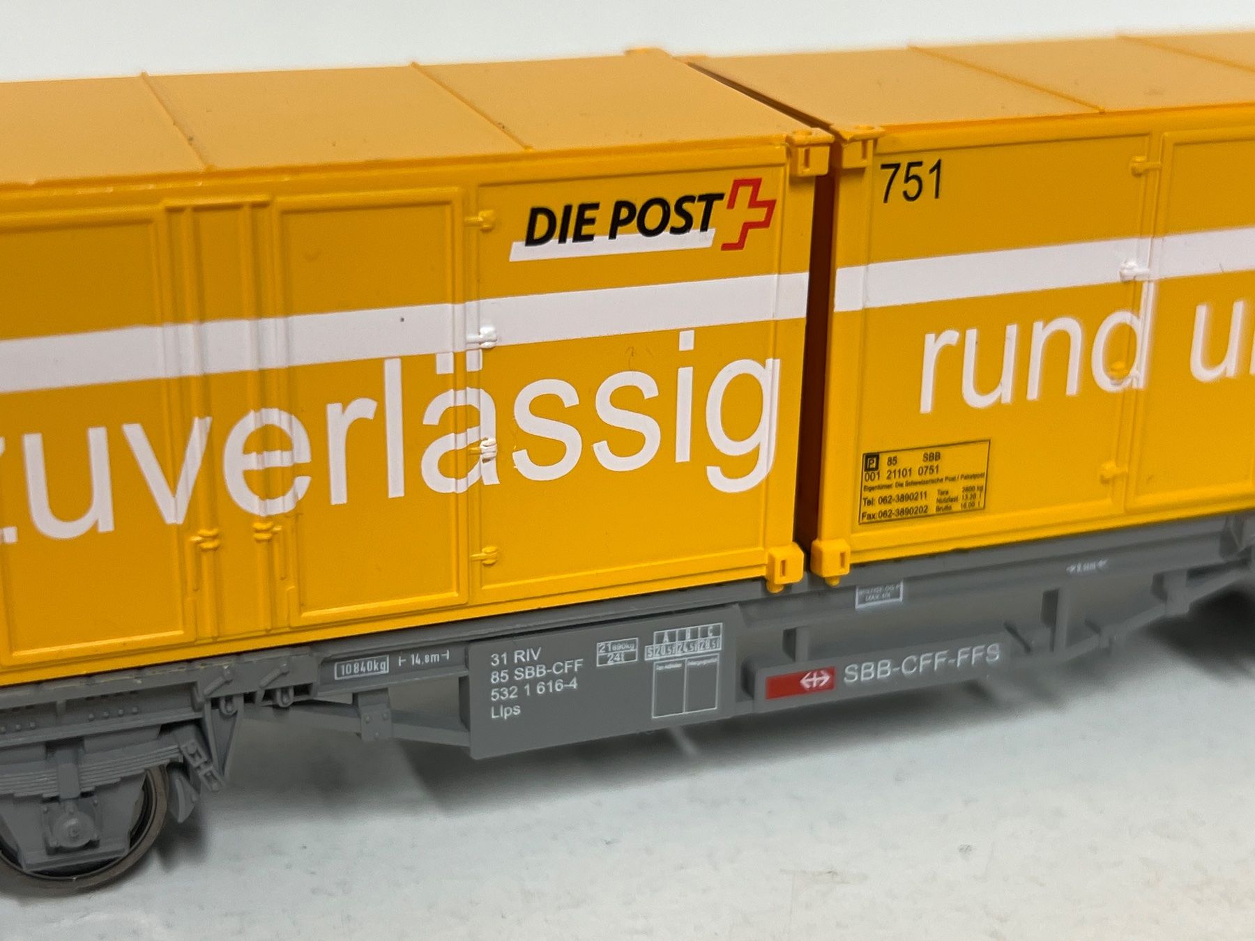 Lima Modelleisenbahnen: Lima POST SBB CFF  H0 DC – Neu (gemäss Beschreibung) aus Geroldswil von TopTrain54 2