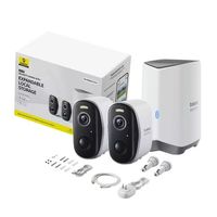 Baseus Security N1 Plus Outdoor Camera 2K 2-Cam Kit