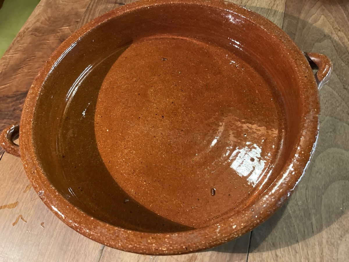 Schalen: Steingut Schüssel, innen glasiert, Durchmesser 26 cm – Gebraucht aus Wila von Fritz-Wila 1