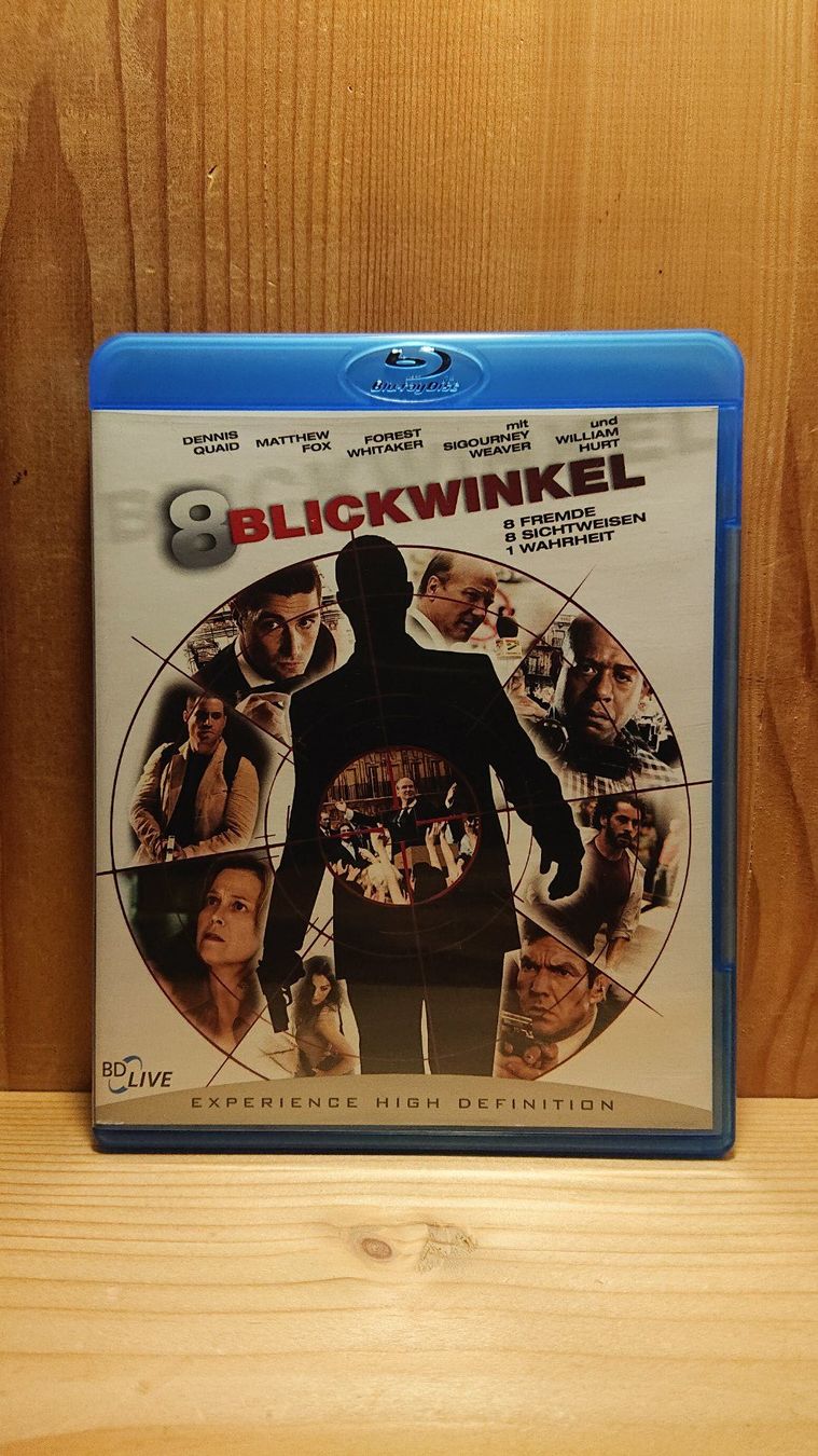 Tutti i DVDs: 8 BLICKWINKEL Blu-Ray mit Dennis Quaid – Usato da Wilderswil venduto da Exebub