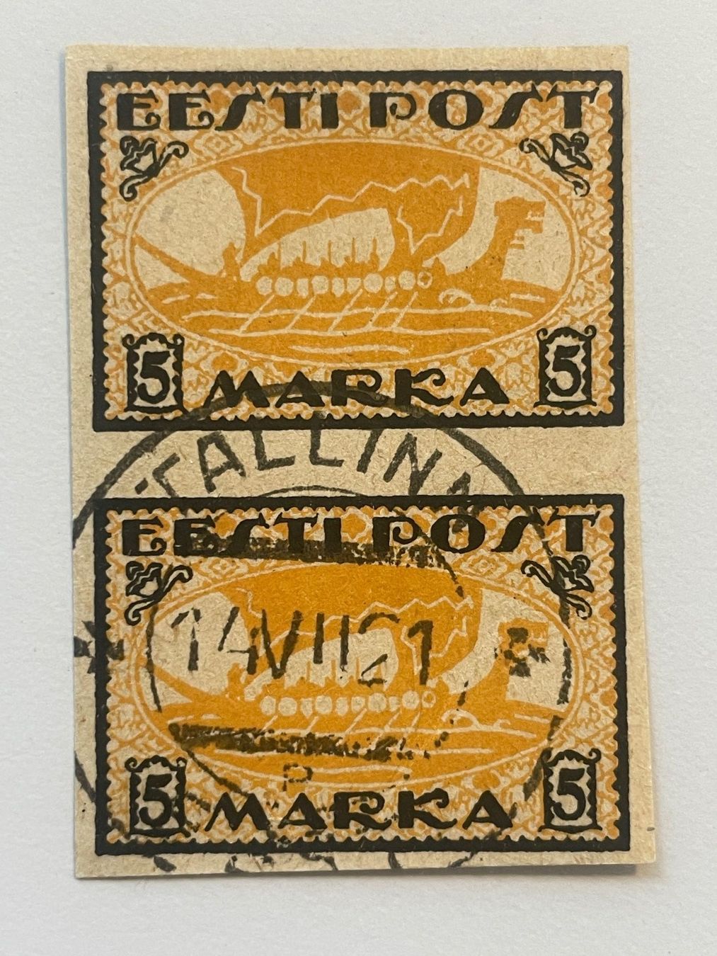 Tutti i francobolli: 1919/20 Estland #22, gestempelt – Usato da Küssnacht am Rigi venduto da POSTOMASTER