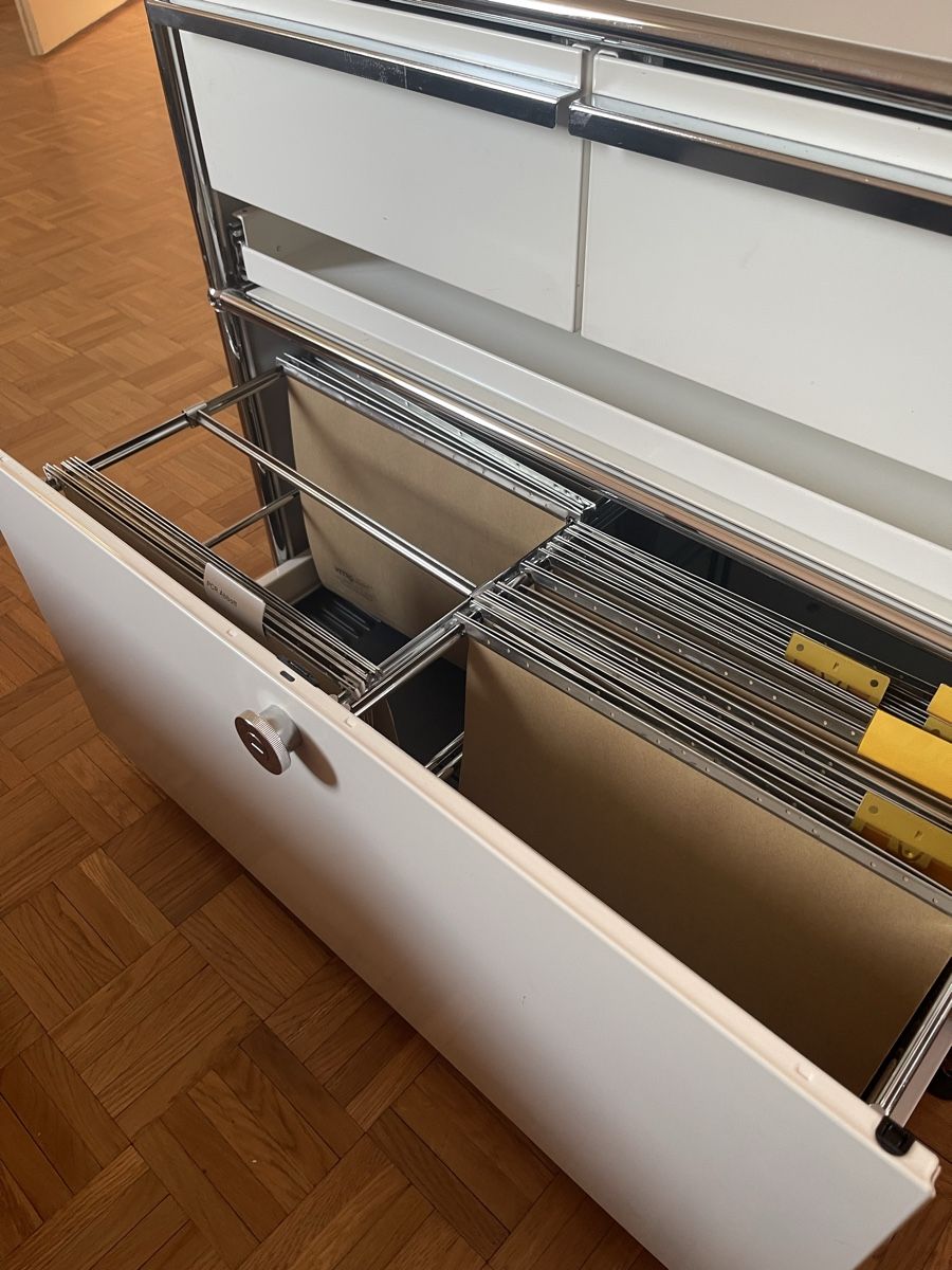 USM Cassettiere: USM Haller Sideboard Aktenschrank Weiss – Usato da Luzern venduto da hema100 2