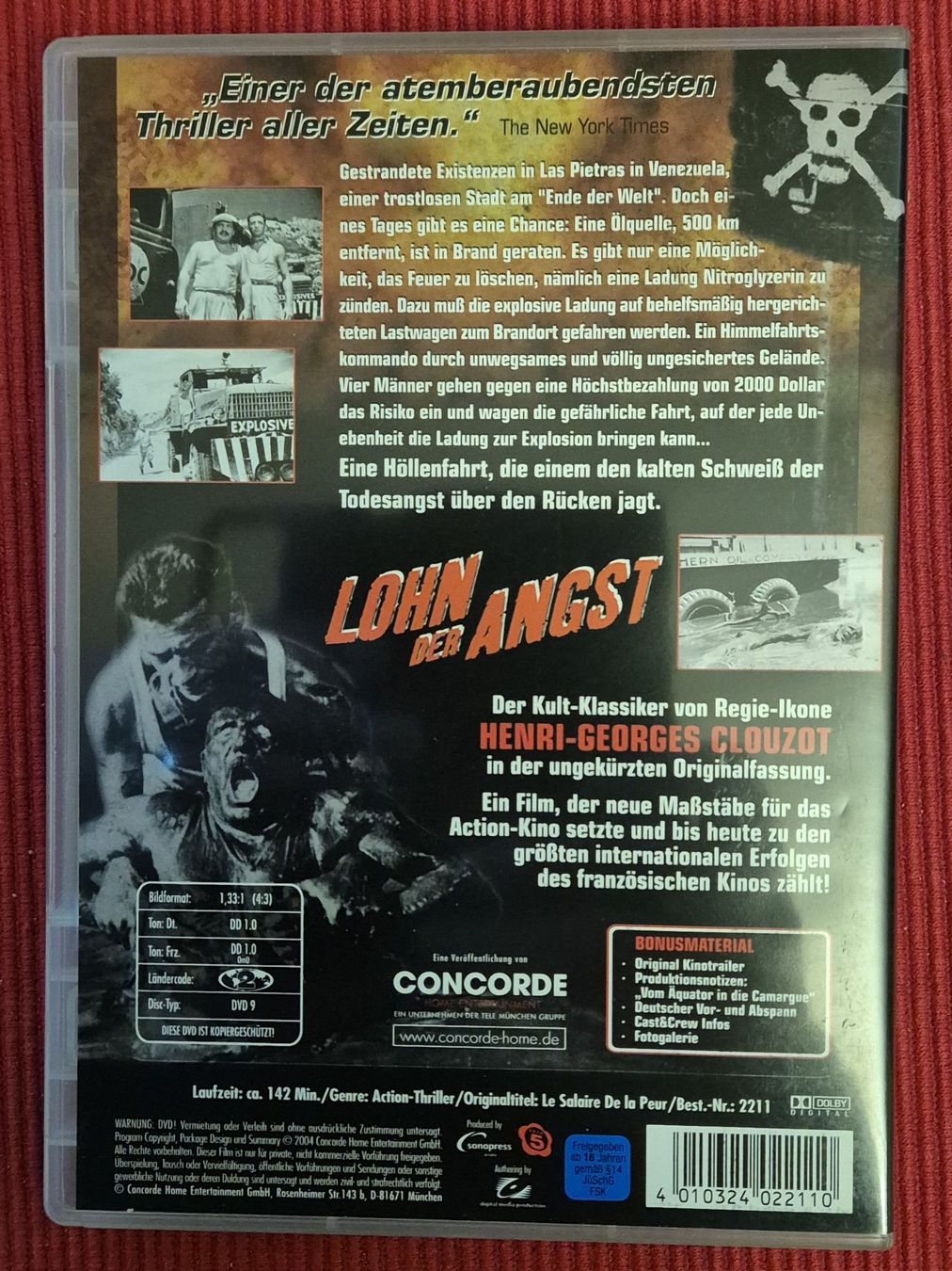 Tutti i DVDs: Lohn der Angst / Yves Montand – Usato da Chur venduto da dluli 1