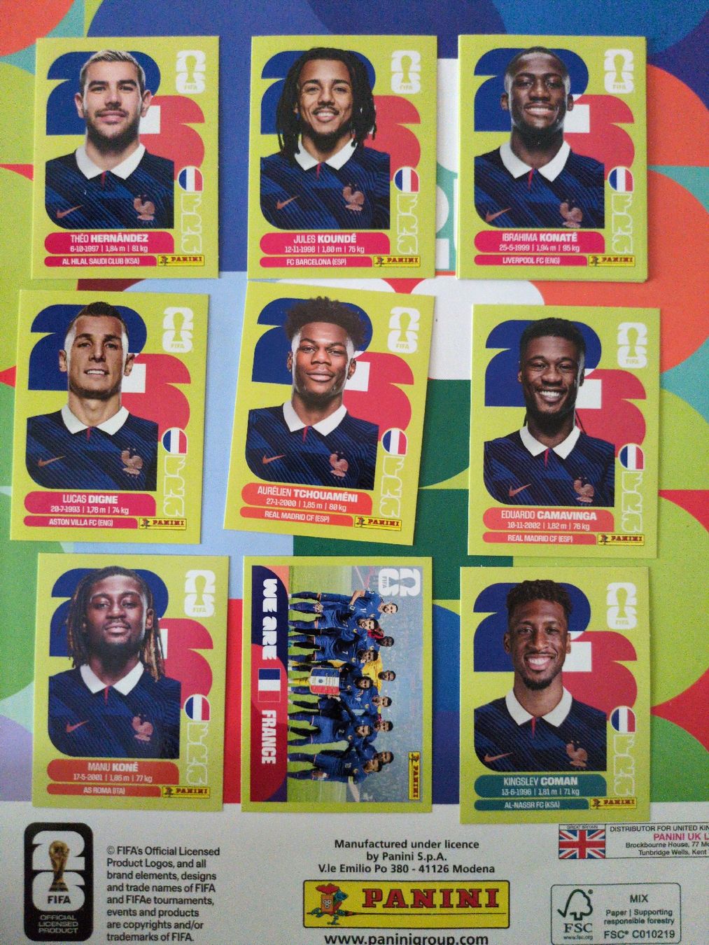 Panini Carte collezionabili: Panini Frankreich Set – Nuovo (secondo la descrizione) da Rapperswil SG venduto da sau_p7ft