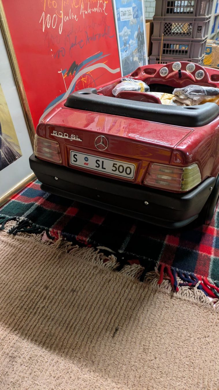 Veicoli per bambini: Mercedes Tretauto 500 SL – Nuovo e nell'imballaggio originale da Uesslingen venduto da 1992benz 2