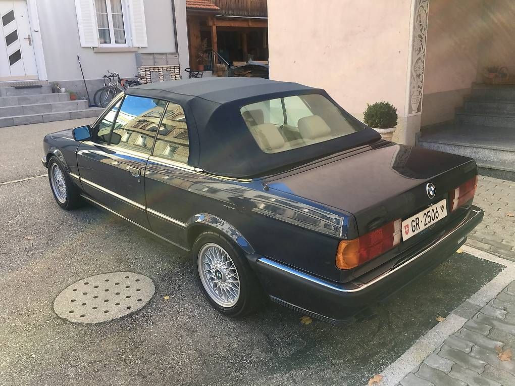 Autos: Wunderschöner BMW E30 325i Cabrio – D'occasion à Rhäzüns par t5driver 2