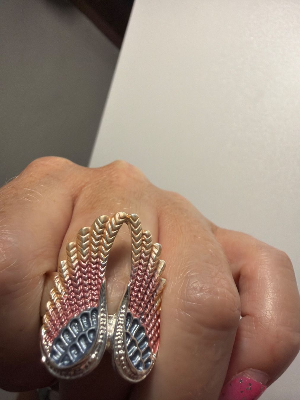 Anelli: FINGERRING ENGELSFLÜGEL – Nuovo e nell'imballaggio originale da Meienried venduto da ManuelaBoutique