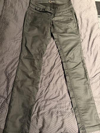 Megu PU LederHose Damen Schwarz Grösse S wie neu 