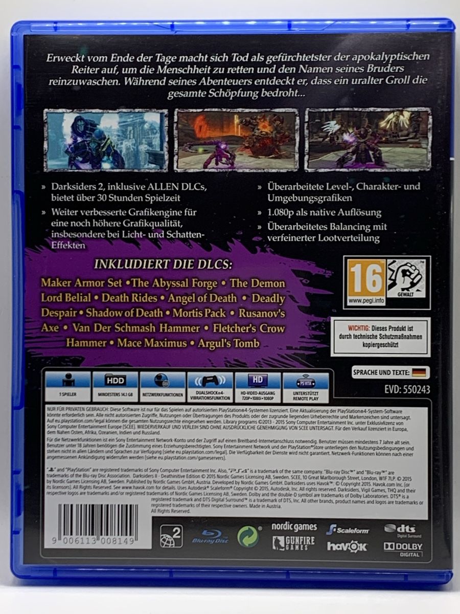 Sony Giochi: Darksiders II Deathinitive Edition - PS4 – Usato da Ostermundigen venduto da RG-Collector 1