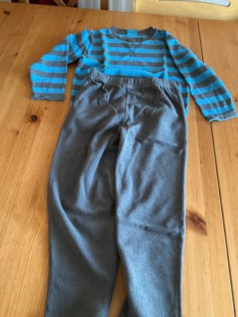 warmes Frottee - Kinder Pyjama,  Gr. 116