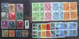 Serien 1924,1941 gest; und PJ 4er Block Serie 1988 1. Tagst.