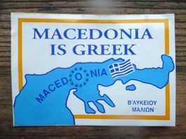 Macedonia is Greek Aufkleber