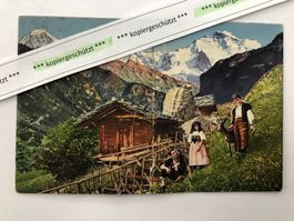1919 Eiger Mönch u. Jungfrau alt Rarität AK