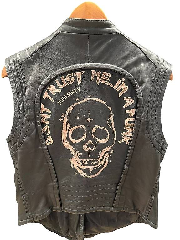 Gilet & Giacche senza maniche: Miss Sixty Biker Weste Lederweste GR S – Usato da Dübendorf venduto da lilasonderbar 1