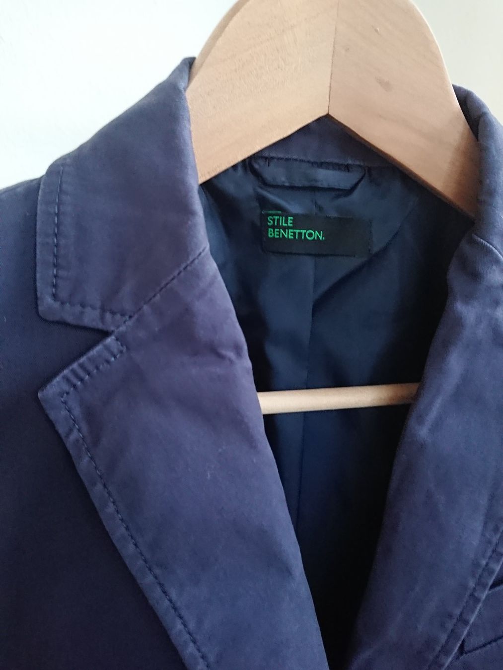 Benetton Giacche: Damen Blazer Benetton Gr. M Dunkelblau – Usato da Hallau venduto da CHACLA 2