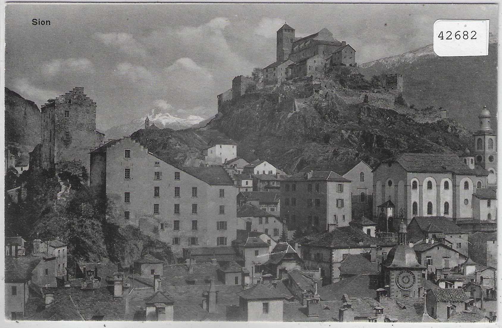 Cartes postales: Über den Dächern von Sion – D'occasion à Ettingen par Kartenplanet