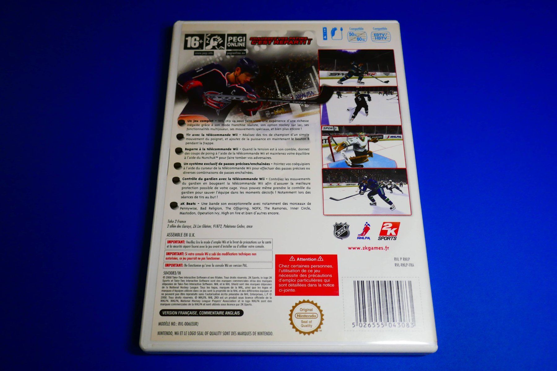 Nintendo Spiele: NHL 2K9 - Nintendo Wii – Gebraucht aus Vuarrens von Espace-Retro 3