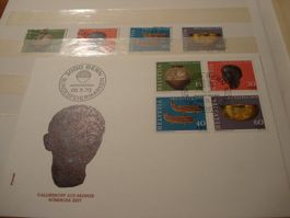 Pro Patria 1973, FDC + Satz gestempelt