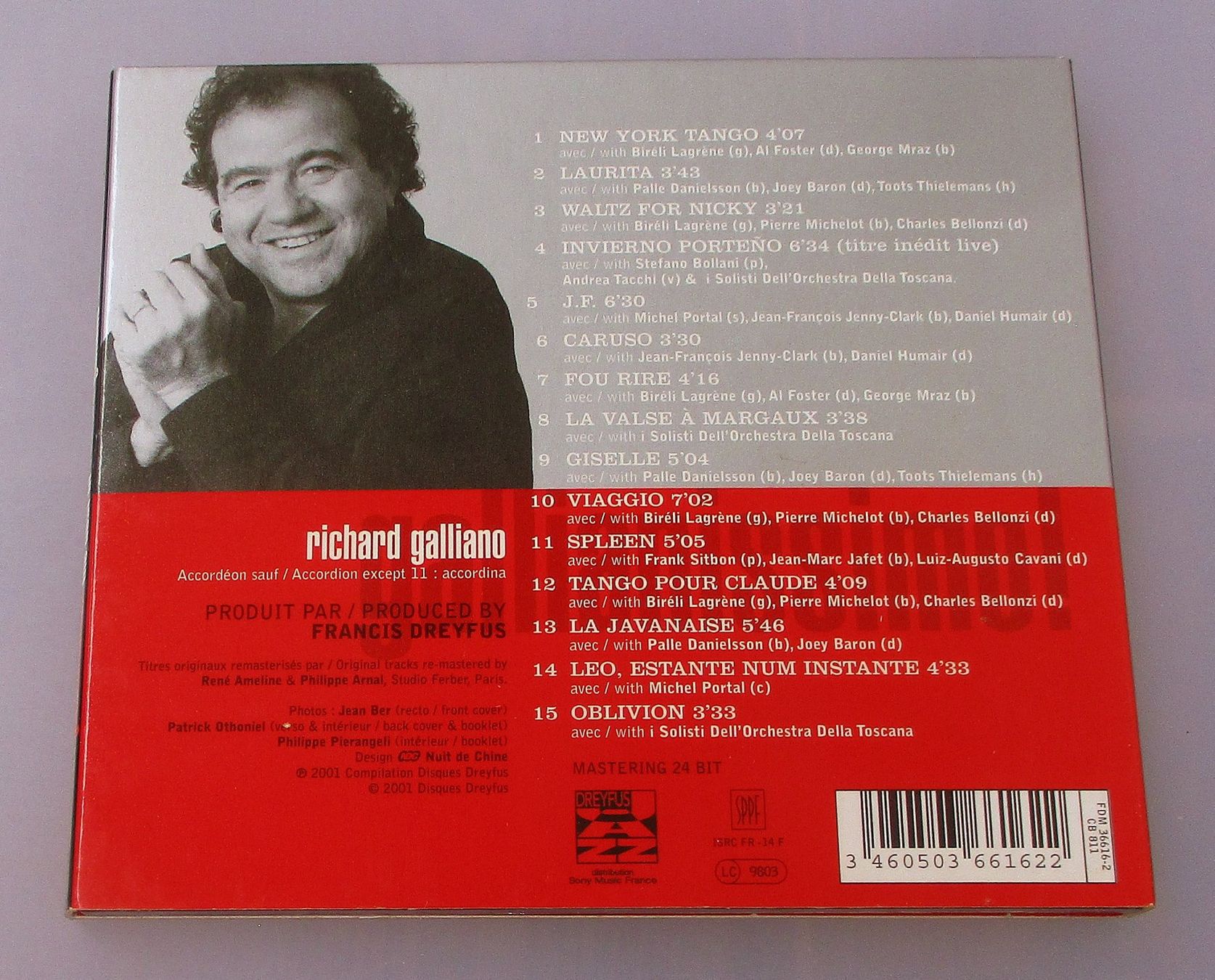 CD: RICHARD GALLIANO - Gallianissimo – Usato da Wattwil venduto da Muriel11 1