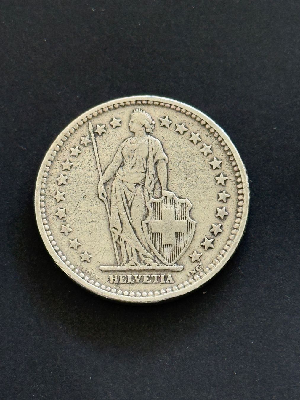 Tutti le monete: 2 Franken 1908  sehr Rar – Usato da Wallisellen venduto da SWISS_SILVER1
