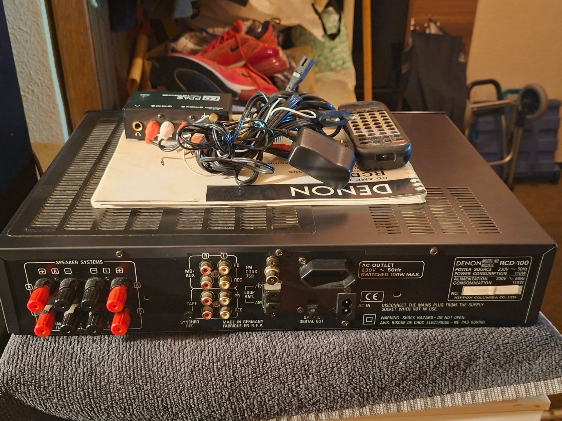 Denon Receiver: Denon RCD-100 +  LD Systems PPA 2 Phono-Preamplifier – Gebraucht aus Wittenbach von Nostalgie1965 2