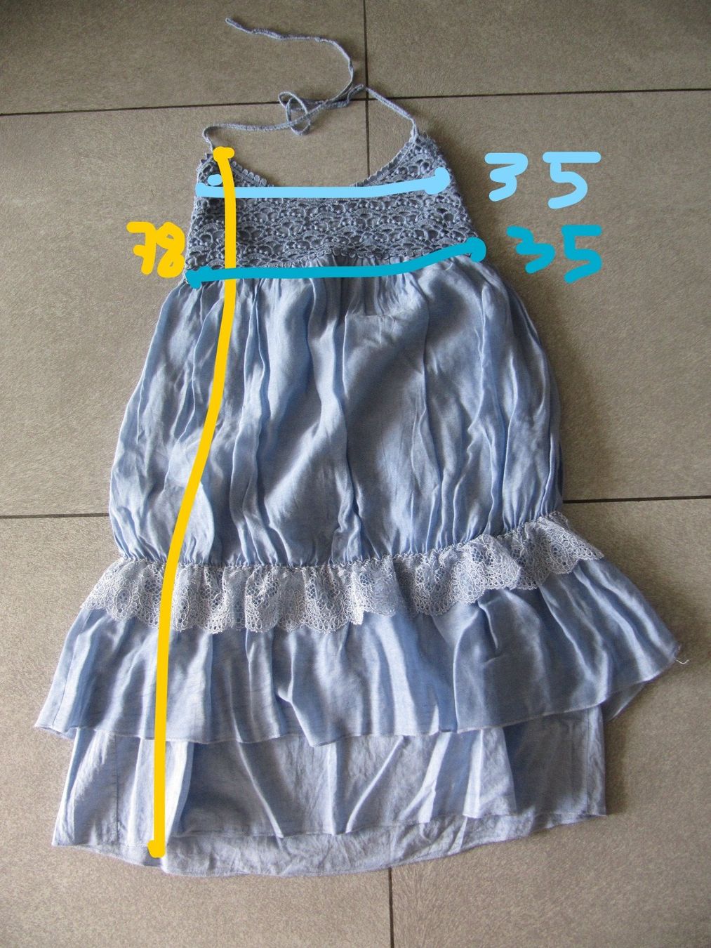 Robes: robe d'été ciel gr. M – Neuf (Voir description) à Arbedo par nadia1973 1