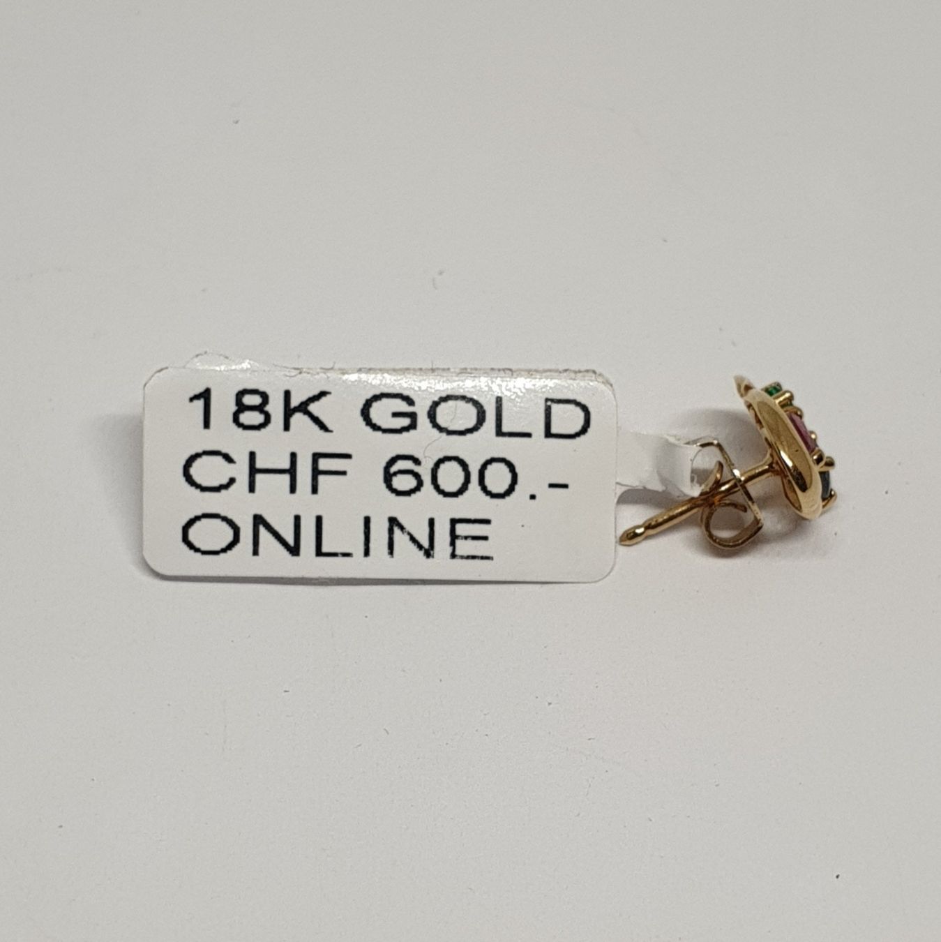 Orecchini pendenti & Orecchini a lobo: Echt 18K Gold Ohrstecker – Usato da Luzern venduto da luzerngoldhaus 1