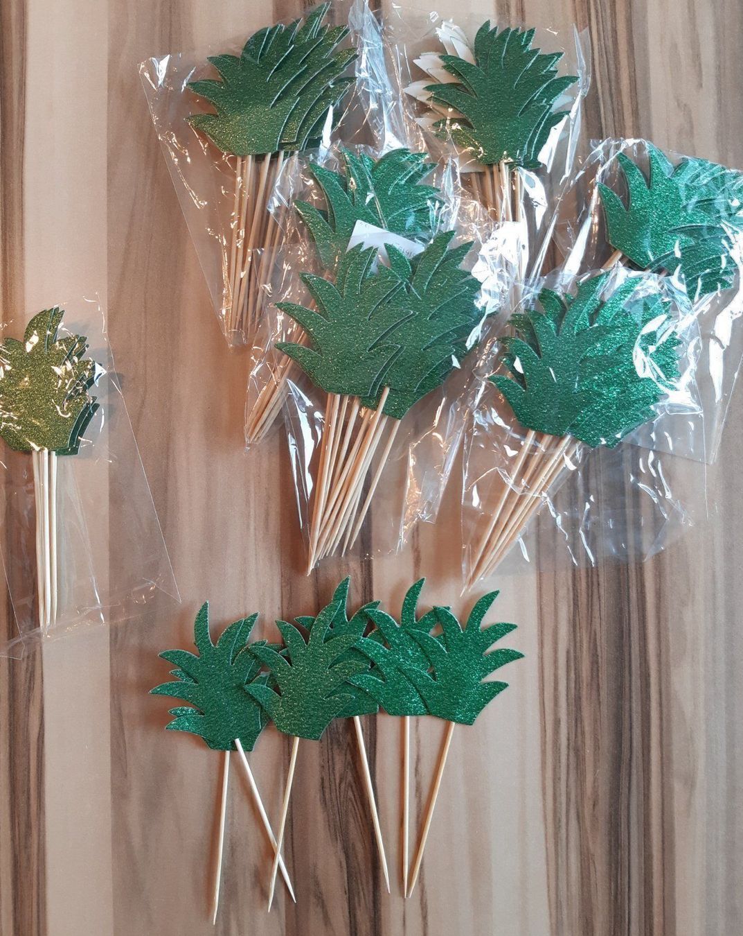 Tutte le decorazioni: ***Palmblatt Cupcakedeko*** – Nuovo e nell'imballaggio originale da Gattikon venduto da psailer 2