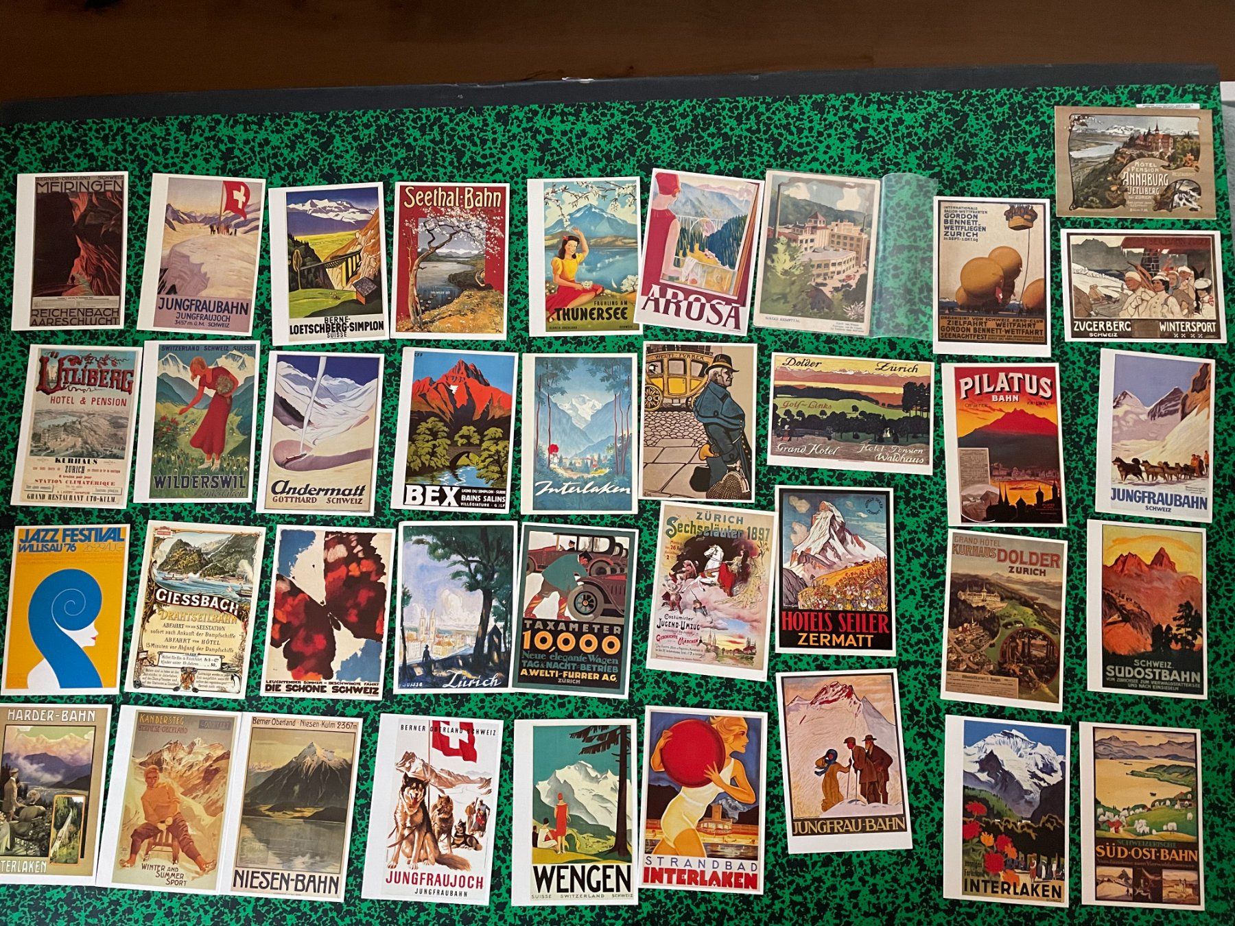 Cartoline postali: 37 Schweizer Ansichtskarten diverse Motive – Nuovo (secondo la descrizione) da Menzingen venduto da Wlukas