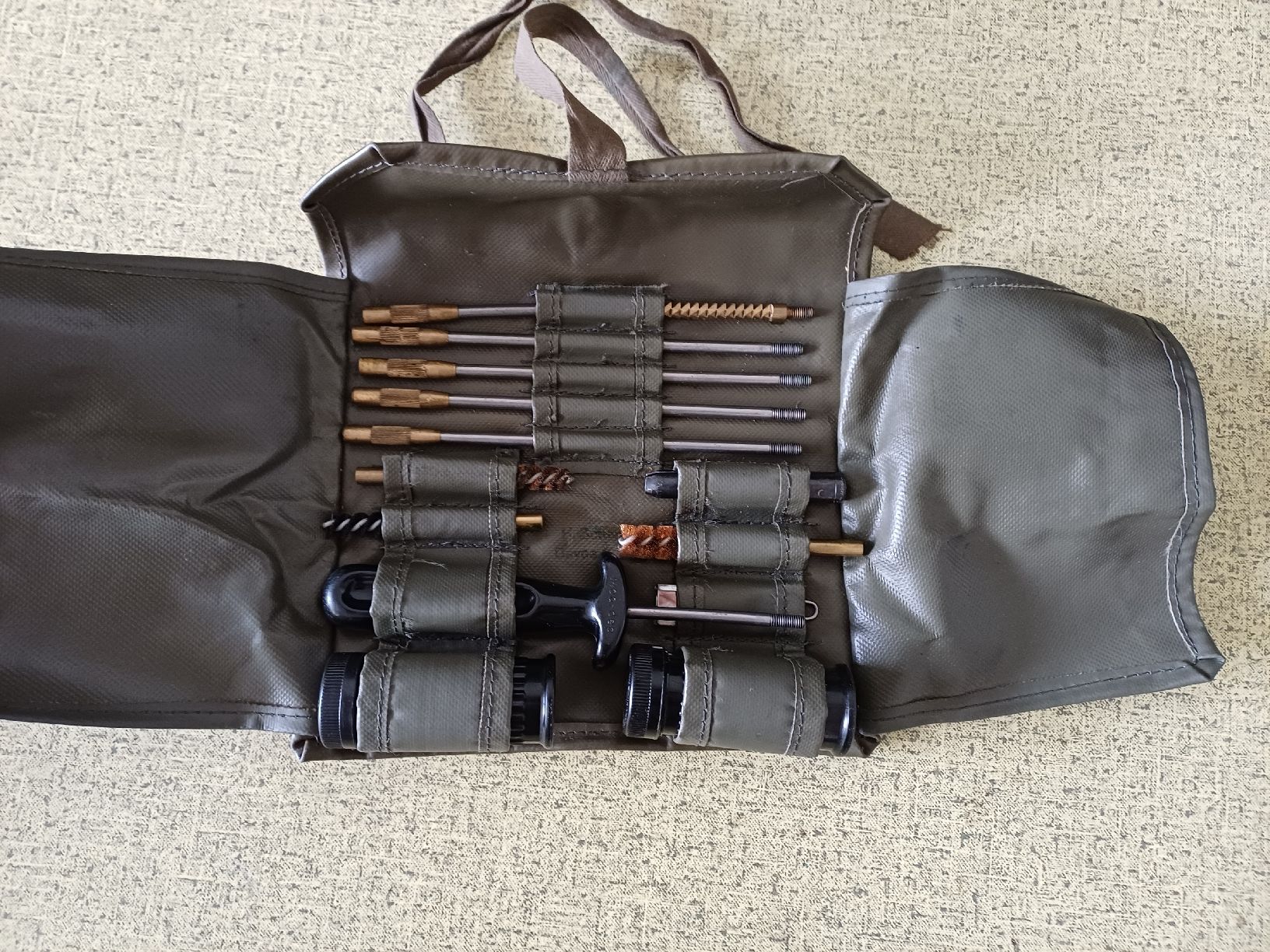 Schweizer Armee Tutti gli attrezzi: Reinigungsset Gewehr Waffen 57 Schweizer Armee – Usato da Ebersecken venduto da Napf08