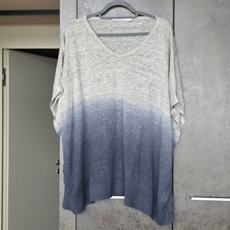 🐸 NILE PULLOVER TOP 100% LEINEN 1 SIZE OVERSIZE M L XL XXL