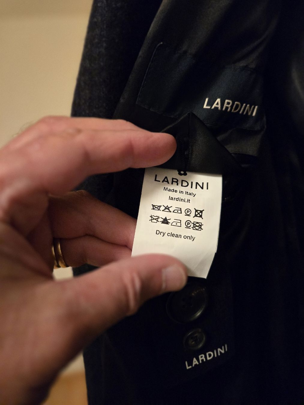 Lardini Cappotti: LARDINI MANTEL DUNKELBLAU – Usato da Zug venduto da f_t_827r 7