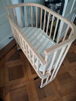 BabyBay Beistellbett + Matratze KlimaWave, Räder und Gitter