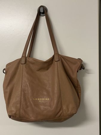Liebeskind Rindsledertasche abricot
