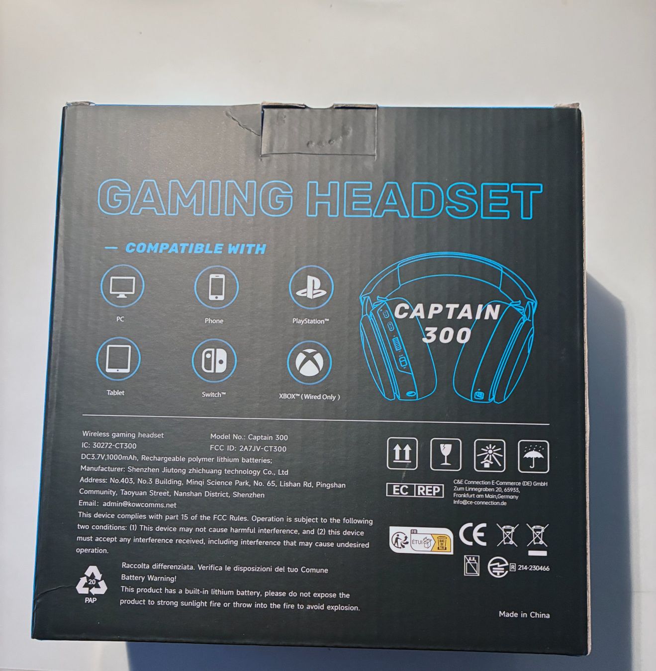 Cuffie: Gaming Headset Captain 300 – Nuovo e nell'imballaggio originale da Ottenbach venduto da Carioca45 2