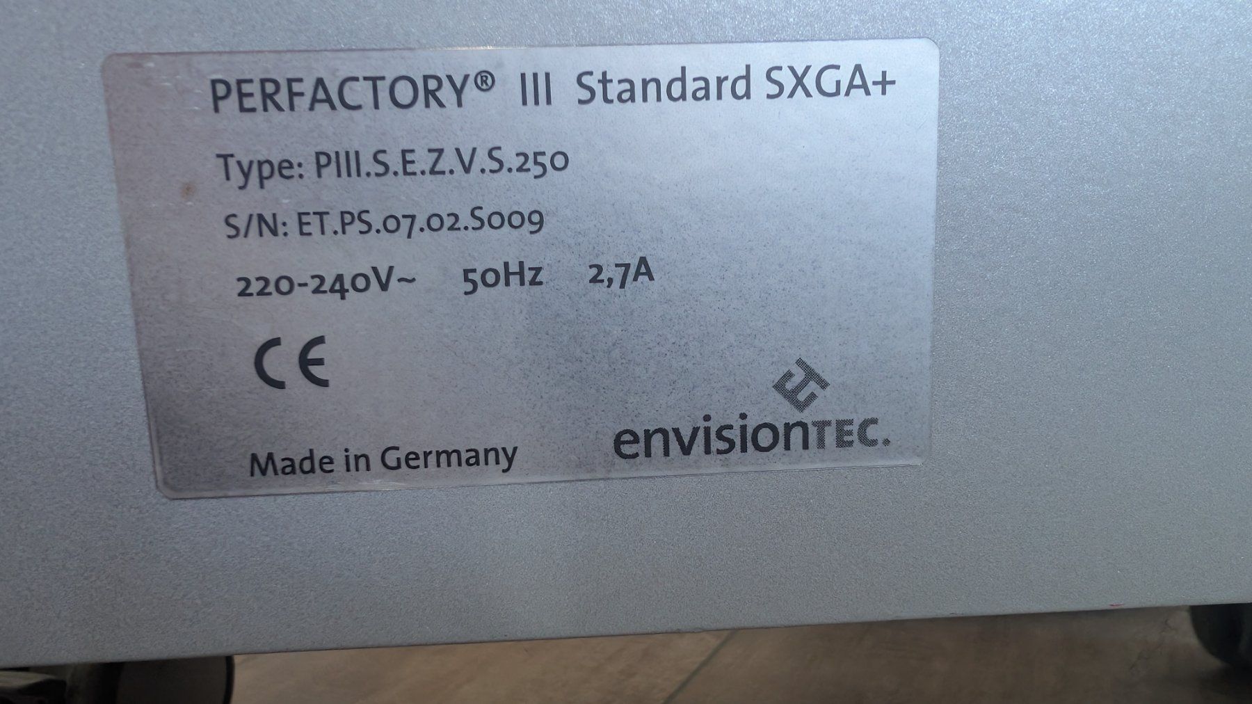 3D Drucker: EnvisionTec Perfactory 3 Standard SXGA+ – Gebraucht aus Noës von Rkpel 4