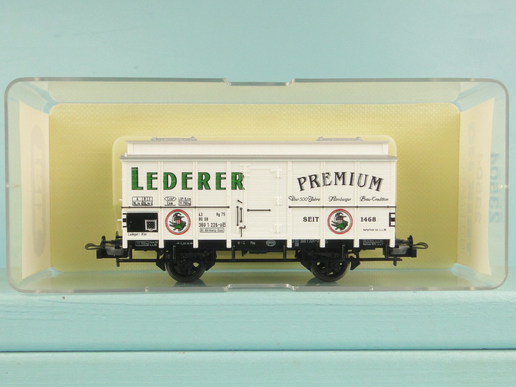 Trix Modellini di ferrovie: Trix H0 23504 Güterwagen Lederer Premium – Usato da Bülach venduto da cann11 4