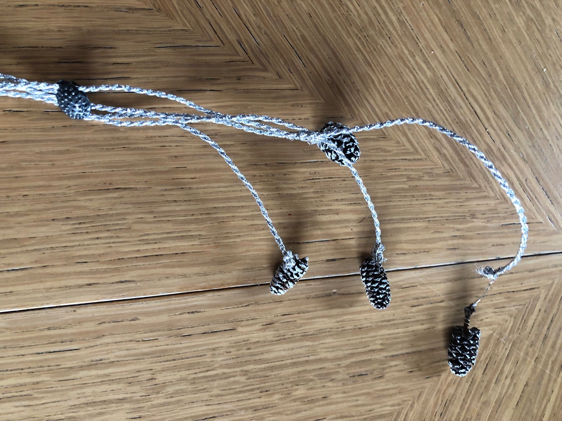Tutte le decorazioni: Silberne Glocken-Kette, Vintage, Boho Style, – Usato da Schübelbach venduto da Dolly990_2 2