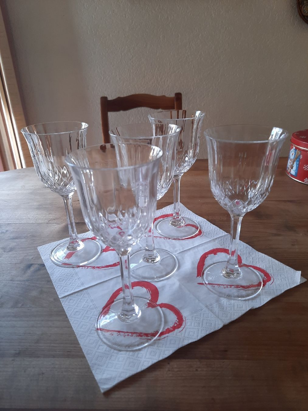 Bicchieri: 5 Rotwein-Gläser – Usato da Busswil BE venduto da balu37