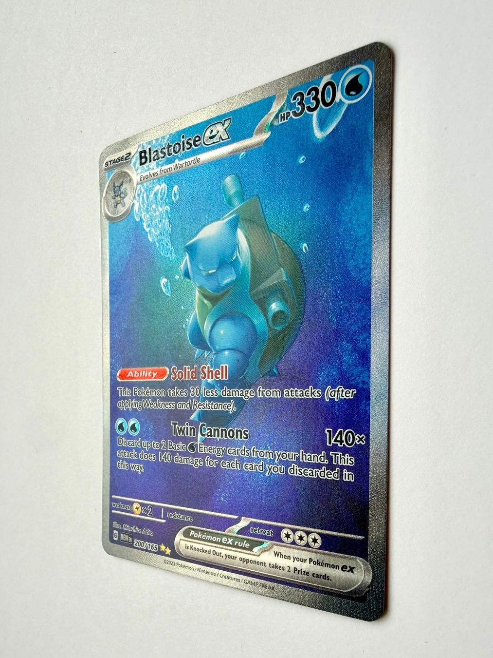 Pokémon Carte collezionabili: Pokemon MEW Blastoise ex 200/165 EN – Nuovo (secondo la descrizione) da Läufelfingen venduto da Seraphim13 1