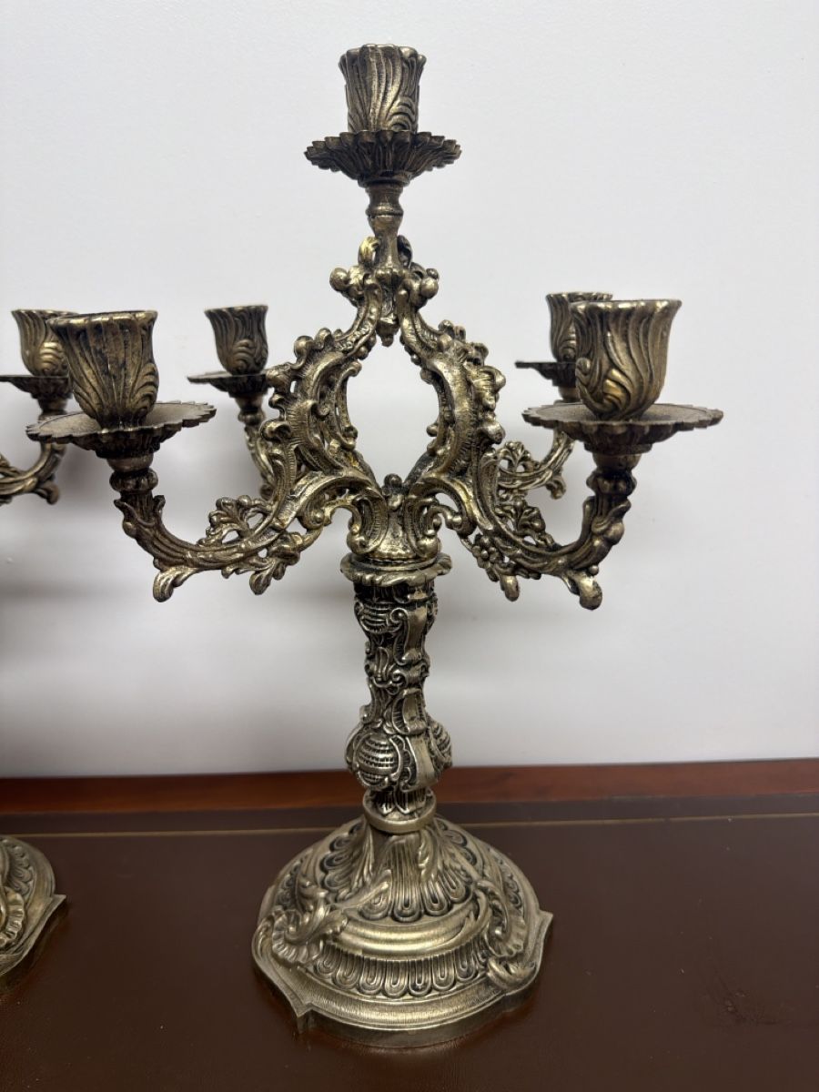 Portacandele: Paire de chandeliers – Usato da Bôle venduto da K200C 2