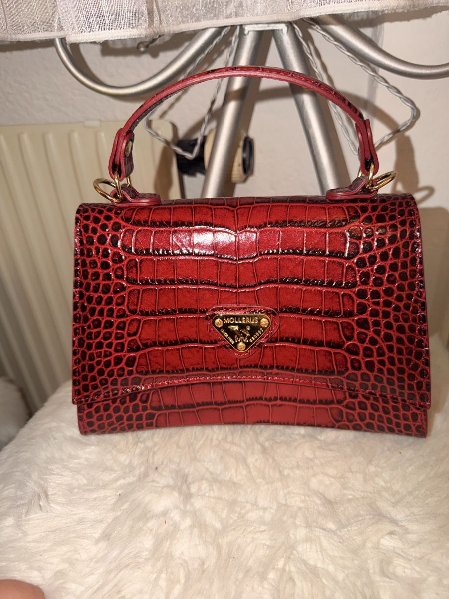 Maison Mollerus Taschen für Damen: Mollerus Romont rot Kroko-Optik – Neu (gemäss Beschreibung) aus Luzern von kidiabxha106 1