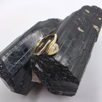 Schöner Silberring vergoldet Grösse 54-60