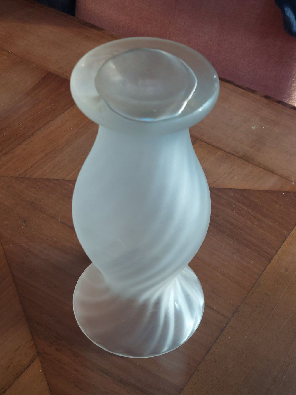 Vasi & Recipienti: Antike Swirl Glasvase, 1925- 1940 – Usato da Hergiswil NW venduto da maiette-23.N 6